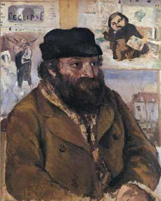Camille Pissarro Portrait Paul Cezanne Sweden oil painting art